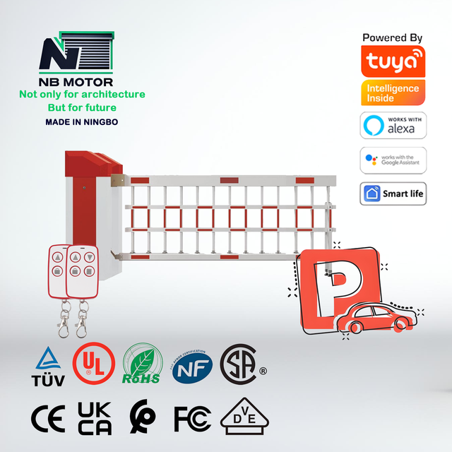 NB MOTOR Automatic Boom Barrier Gate Parking System Industrial Car Parking System for Hotels and Workshops