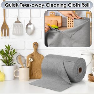 50 75pcs Kitchen Car Microfiber Tear Away Towel <b>Rolls</b> Custom Color Disposable Washable Microfibre Cleaning Cloths <b>Rolls</b> - Product Image 2