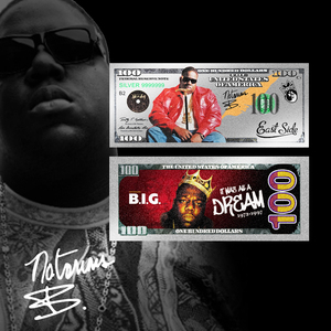 Uang Kertas Hip-Hop Amerika Biggie 2026 Berlapis Emas 24K untuk Hadiah - Product Image 4