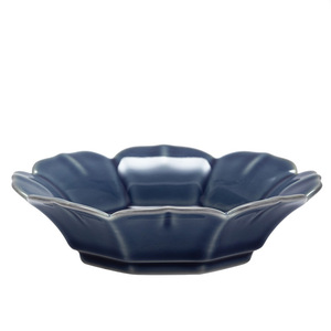 Assiette à dessert en céramique en forme de lotus, service à thé, plat à fruits en porcelaine, style zen, pour usage domestique, Fujian Dehua Wuxi Tang - Product Image 3