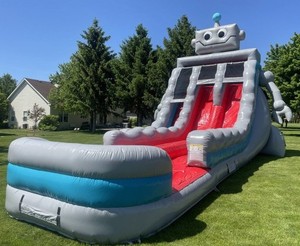 Toboggan aquatique gonflable <span class=keywords><strong>robot</strong></span>, toboggans gonflables pour adultes, toboggan aquatique gonflable d'extérieur, toboggan gonflable pas cher pour enfants avec <span class=keywords><strong>piscine</strong></span> détachable - Product Image 3