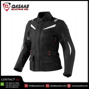 Chaqueta de Motociclismo Impermeable para Mujer, Chaqueta de Motocross Negra, Cortavientos, Textil, Chaqueta de Carreras de Motociclismo Cordura - Product Image 2
