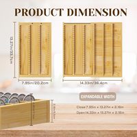 Bambus K-Tasse Kaffee pad Lagerung Organizer Rack Stehende Art Installation Langlebige Holz Pod Schubladen halter