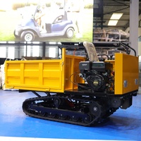 Hydraulischer Kipp-Raupentransporter mit Verstärkten Gummiketten und Stabiler Ladekapazität