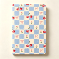 Carnet A5 en lin à couverture rigide, personnalisable avec logo, agenda floral, journal intime pour filles, papeterie, cadeau