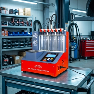 ANYCAR GDI-608 Détecteur d'injecteurs GDI 6 cylindres, Nettoyeur à ultrasons et Testeur de batterie pour véhicules universels - Product Image 2