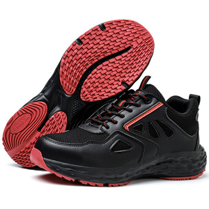 Chaussures de sécurité isolées 6KV anti-écrasement et anti-perforation, respirantes, pour sports de plein air, avec semelle en caoutchouc, résistantes à l'usure, pour l'été - Product Image 1
