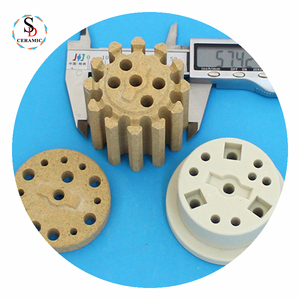 Tubi ceramici della Cordierite dei fori multipli industriali refrattari ad alta resistenza al calore del produttore - Product Image 3