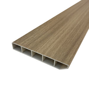 <span class=keywords><strong>Plinthe</strong></span> en SPC de qualité supérieure, ligne décorative d'intérieur, 80 mm, imitation noyer standard - Product Image 1