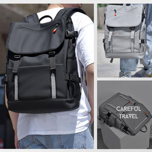 Sac à dos pour ordinateur portable avec logo personnalisé, imperméable, en tissu Oxford, antivol, fermeture éclair USB, dos souple, école, affaires - Product Image 2