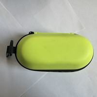 Étui à lunettes de sport classique rectangulaire semi-rigide étanche, motif uni, fermeture éclair personnalisée en EVA pour rangement, marque Xcy, modèle 15