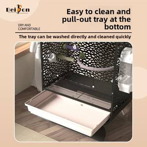 <span class=keywords><strong>Cage</strong></span> à oiseaux anti-éclaboussures de grande taille avec plumes volantes Xuanfeng pivoine exclusive pour la visualisation de villa <span class=keywords><strong>Cage</strong></span> à oiseaux transparente en acrylique - Product Image 3