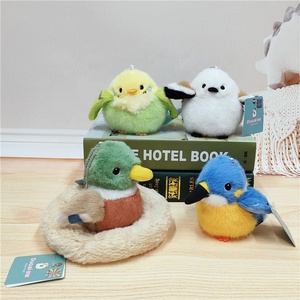 Giocattolo di Peluche di Alta Qualità, Simpatico Pappagallo Colorato, Anatra Selvatica Imbottita da 12 cm, Giocattolo di Peluche - Product Image 2
