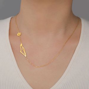 Collana con Ciondolo Stella di David Myshape, Catene in Acciaio Inossidabile per Donne, Gioielli Ebraici, Regalo all'Ingrosso - Product Image 1