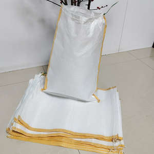 Sac tissé en polypropylène blanc vide de 50 kg, refermable, pour albums et vinyles, sacs de sable en polypropylène tissé - Product Image 4