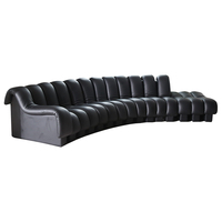 Canapé d'angle de cabine personnalisable en forme de serpent au dernier design unique canapé d'hôtel moderne avec canapé d'angle sectionnel canapé en forme de serpent