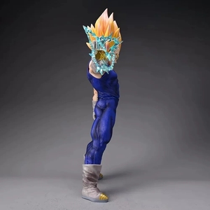 ฟิกเกอร์ดราก้อนบอลซูเปอร์ ซูเปอร์ไซย่า เบจิต้า ขนาด 48 ซม. รุ่นพิเศษ GK หัวคู่ วัสดุ PVC ของสะสม ตุ๊กตา โมเดล ของเล่น - Product Image 3