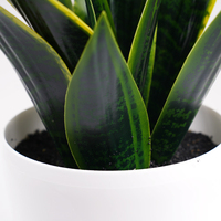 Bonsaï Artificiel Vert en Pot 38cm Durable Écologique Résistant aux UV Mini pour Bureau Salon Balcon Table de Bureau