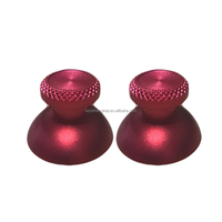 Joysticks analogiques en aluminium poli 8 couleurs pour manette de jeu PS5, capuchons de pouce en métal pour contrôleur, accessoire