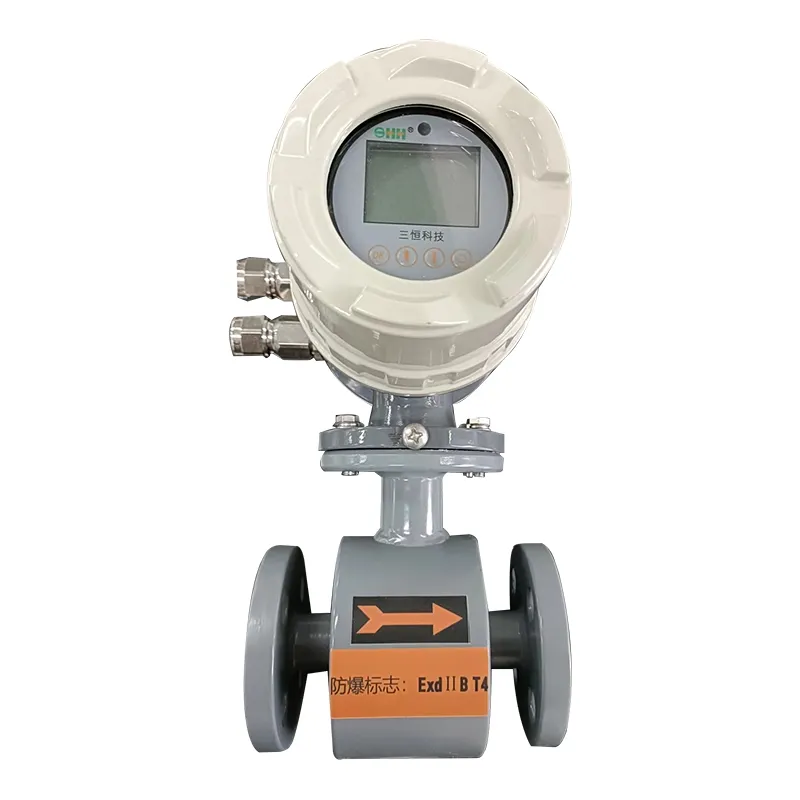 Low-cost industrial chemical wastewater magnetic sewage flow meter liquid control digital water electromagnetic flowmeter