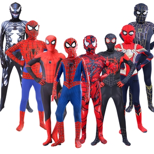 Disfraz de Halloween, Anime, Película, Cosplay de Superhéroe de TV, Spider-Man, Traje de Cuerpo Entero de Seda de Leche Superelástica para Adultos con Capucha - Product Image 1