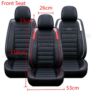 Juego Completo de Fundas de Asiento de Cuero para 5 Plazas para Ford Focus 2 MK1 MK3 Mondeo MK4 Fiesta MK7 Fusion Kuga Ranger Explorer 5 - Product Image 6