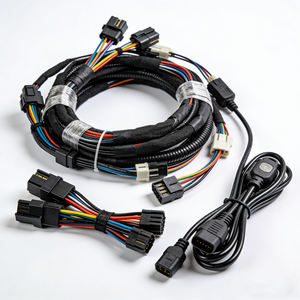 Kabel Terminal RJ45 4Pin Anti Api Terlaris, Perakitan Kabel untuk Penggunaan Medis Rumah Sakit, Bersertifikasi ROHS, Warna Hitam - Product Image 1