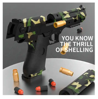 Pistolet à fléchettes en mousse réaliste bon marché, balle molle, jeu de tir simulé pour enfants, pistolet à balles molles Power Desert Eagle