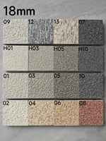 Carreaux de pavé extérieur de haute qualité 18mm 25mm épaisseur anti-dérapant carrelage en porcelaine de couleur rouge