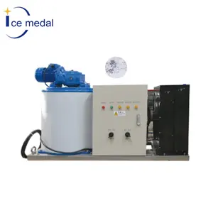 ICEMEDAL 3Tons Crystal Solid Daily Output 3000kg Flake Ice For Concrete Cooling Ice Machines In Slaughterhouses