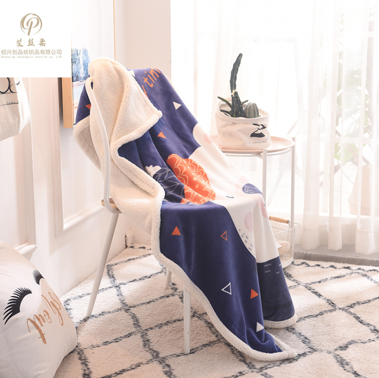 Двухстороннее одеяло с принтом на заказ, одеяло для кровати, детские плюшевые одеяла