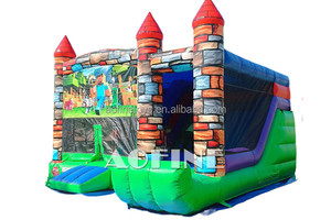 Grande structure gonflable <span class=keywords><strong>de</strong></span> type château gonflable moderne, <span class=keywords><strong>de</strong></span> qualité commerciale, en PVC, avec toboggan, château gonflable pour sauter, écologique, pour 7 personnes - Product Image 3