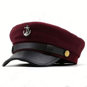 หมวกเบเร่ต์โลโก้ Anchor สำหรับผู้หญิง ฤดูหนาว ผลิตจากโพลีเอสเตอร์ 100% หมวกแฟชั่น รับทำโลโก้ตามสั่ง - Product Image 3