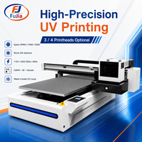 Printer UV Flatbed Multi-Fungsi A1 6090 dengan 3/4 Head Epson untuk Silinder, Film UV DTF AB, Material Datar, Penentuan Posisi Kamera