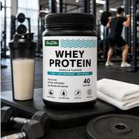 Production en usine et logo personnalisé, complément protéiné pour les muscles, protéines nutritionnelles à haute teneur, protéines de lactosérum pour l'immunité