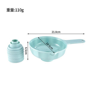 ชุดกรวยปากกว้างสำหรับครัวเรือน 7 ชิ้น ทำจากพลาสติกอเนกประสงค์ ใช้สำหรับบรรจุอาหารและเทน้ำมัน - Product Image 2