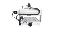 Routeur à bois CNC miniature de haute qualité E-CUT avec machine rotative Mach3. Machine de gravure de bureau