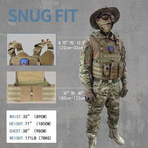 إكسسوارات مزدوجة آمنة سكين tdt ألفا K9 زي مضاد للتكتيكية باكستان Veste Liberacion Rapida - Product Image 6