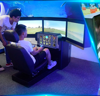 Plate-forme de simulation dynamique de simulateur de vol pour équipement VR aérospatial