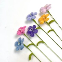 Bâton de fleurs torsadé personnalisé, pivoine, narcisse, cadeaux de Noël, arrangement de fleurs artificielles DIY pour la décoration de la maison