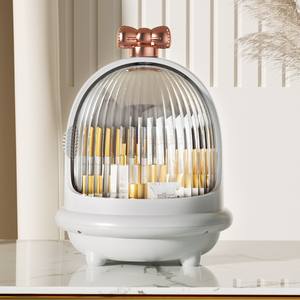 <span class=keywords><strong>Internet</strong></span> rouge cosmétiques boîte de rangement dortoir bureau anti-poussière Simple ménage organisateur commode <span class=keywords><strong>étagère</strong></span> - Product Image 4