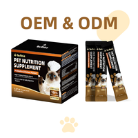 Probiotiques pour animaux de compagnie en marque privée OEM ODM - Complément digestif au goût poulet pour chats et chiens