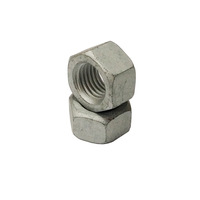 Mur baut segi enam berlapis seng baja karbon berkualitas tinggi DIN 935 Hex DIN1624 M6*9*19 Mur T baja karbon empat cabang berlapis seng
