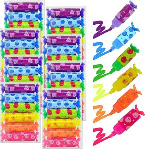 Kẹo Màu Highlighters Gói 6 <span class=keywords><strong>Mini</strong></span> <span class=keywords><strong>Highlighter</strong></span> Set Đục Tip Bút Đánh Dấu Cho Các Trường Học Sử Dụng Bàn Chải Phẳng Tip Cho Giấy Nhựa - Product Image 1
