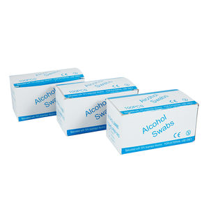 Toallitas Estériles con <span class=keywords><strong>Alcohol</strong></span> Isopropílico al 70%, Compresses Desinfectantes Antisépticas Médicas de 3x6cm para Limpieza de la <span class=keywords><strong>Piel</strong></span>, Certificación CE ISO - Product Image 3