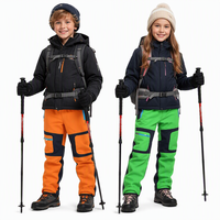 Pantalons en polaire pour enfants, même style, respirants, coupe-vent, imperméables, design color-block, nouveau modèle pour garçons et filles, primaire
