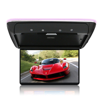 Écran de voiture GTRONX 14 pouces FHD IPS, moniteur de plafond rabattable pour bus, Android 1920*1080, entrée CVBS, TV de voiture, stéréo TFT, téléviseur intelligent pour toit