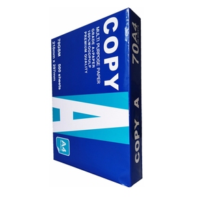 80g độ trắng 100% giấy a4copy không tráng - Product Image 1