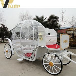 Voiture électrique de type citrouille féerique, véhicule de tourisme multi-passagers avec auvent amovible, accessoire de photomaton extérieur - Product Image 2