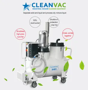 OILVAC 380L เครื่องดูดฝุ่นอุตสาหกรรม เครื่องดูดฝุ่นของเหลวและของแข็ง